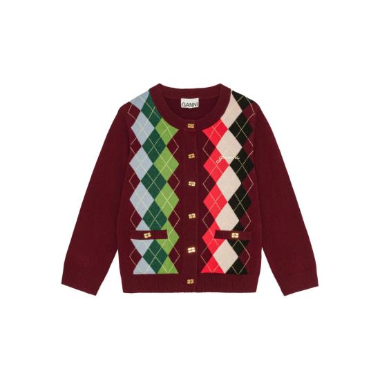 25FW 가니 가디건 K2532 730 RED