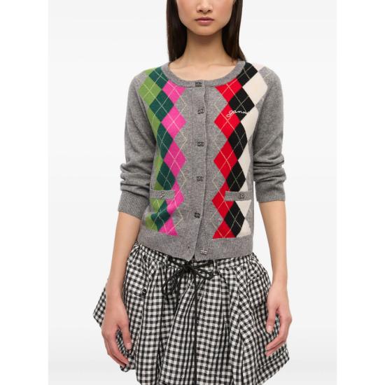 25FW 가니 가디건 K2512 921 GREY - GANNI