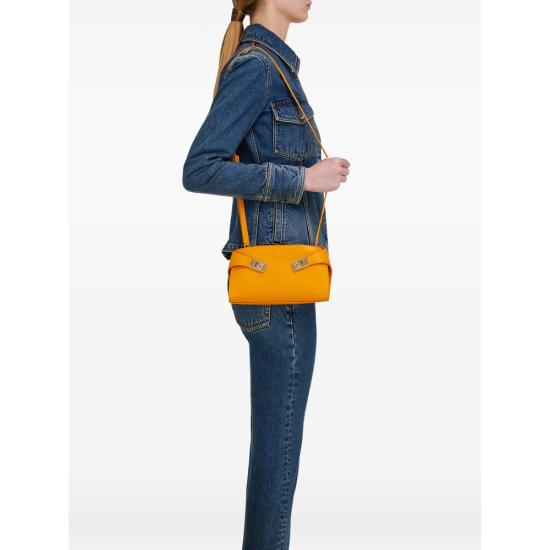 25FW 살바토레 페라가모 클러치/파우치 218964 0784584 BRILL ORANGE - SALVATORE FERRAGAMO