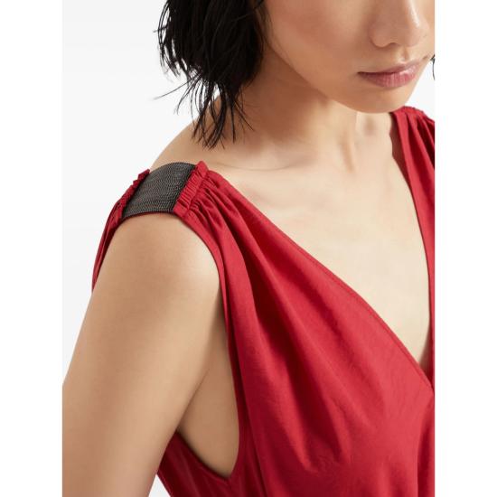 25SS 브루넬로 쿠치넬리 롱 원피스 M0F79A5092 C3118 RED - BRUNELLO CUCINELLI