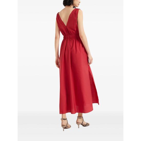 25SS 브루넬로 쿠치넬리 롱 원피스 M0F79A5092 C3118 RED - BRUNELLO CUCINELLI