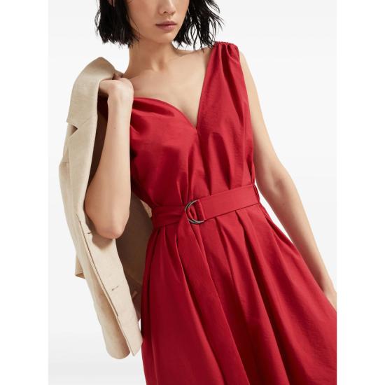 25SS 브루넬로 쿠치넬리 롱 원피스 M0F79A5092 C3118 RED - BRUNELLO CUCINELLI