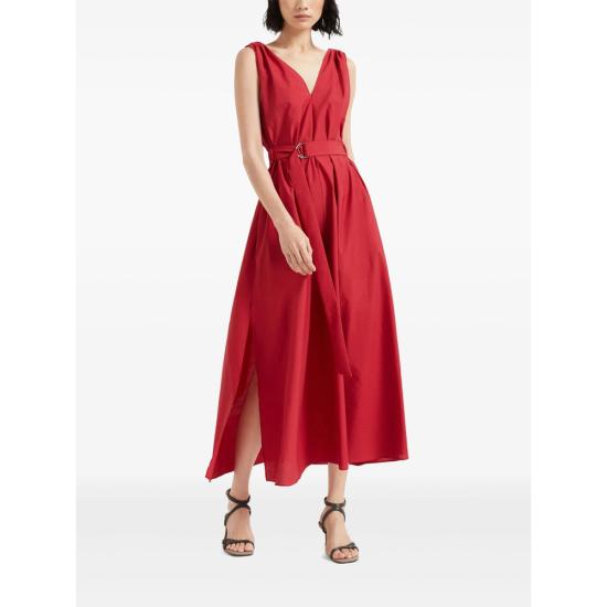 25SS 브루넬로 쿠치넬리 롱 원피스 M0F79A5092 C3118 RED - BRUNELLO CUCINELLI