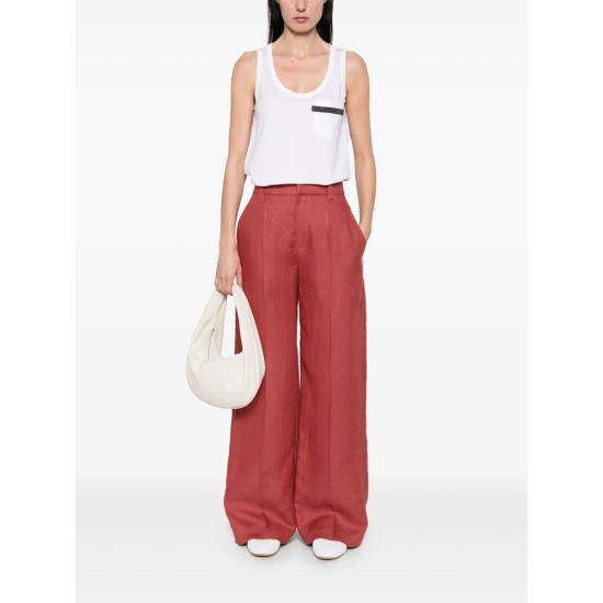 25SS 브루넬로 쿠치넬리 팬츠 MH537P8724 C7901 RED - BRUNELLO CUCINELLI