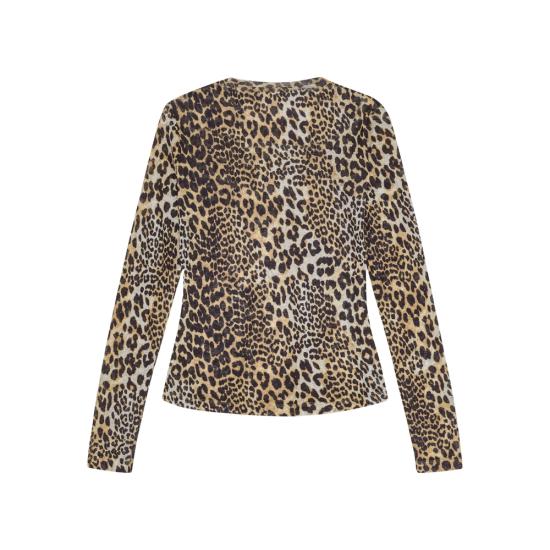 25FW 가니 긴팔 티셔츠 T4208 943 BROWN - GANNI