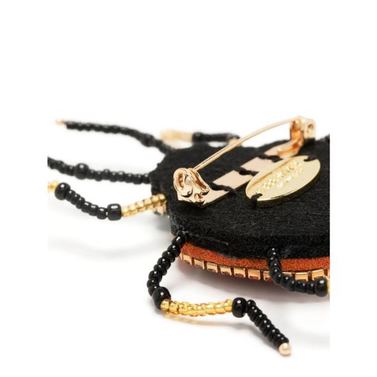  에쌍씨엘 브로치 CARABE CARABEE FIREM RED BLACK - ESSENTIEL