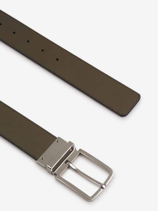 25FW 보테가베네타 인트레치아토 리버시블 벨트 652944VCPQ1 3258ABYSS CYPRESS SILVER NAVY BLUE - BOTTEGA VENETA