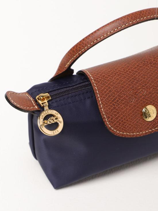 26FW 롱샴 르 플라아쥬 오리지널 핸들 파우치 34175089 P68 NAVY DOM - LONGCHAMP