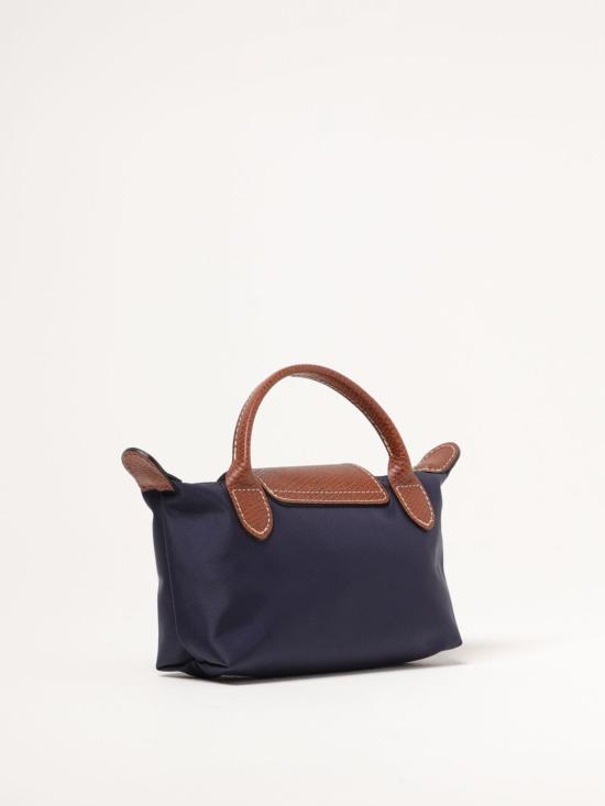 26FW 롱샴 르 플라아쥬 오리지널 핸들 파우치 34175089 P68 NAVY DOM - LONGCHAMP