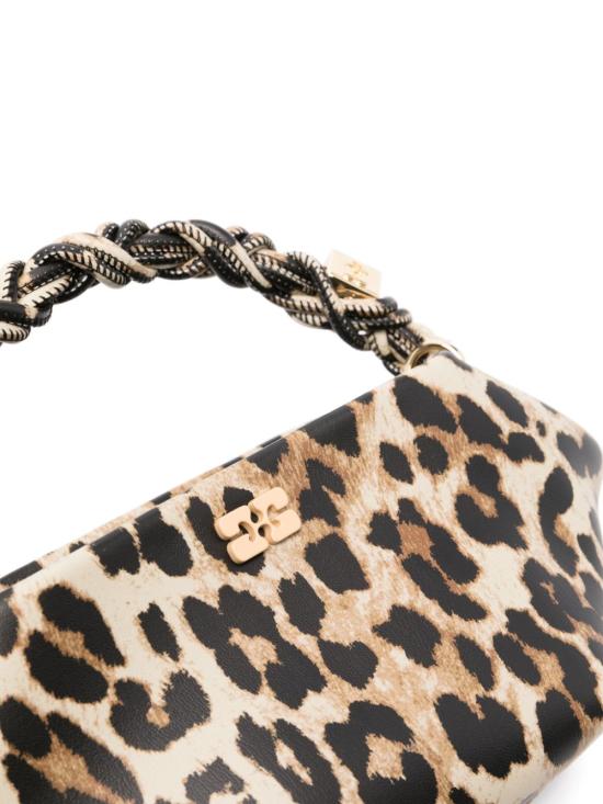 25SS 가니 토트백 A5817943 LEOPARD DOM - GANNI