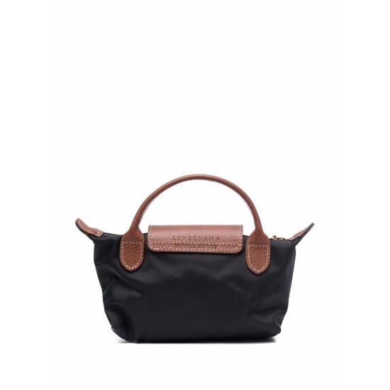 26FW 롱샴 르 플라아쥬 오리지널 핸들 파우치 34175089 001 BLACK DOM - LONGCHAMP
