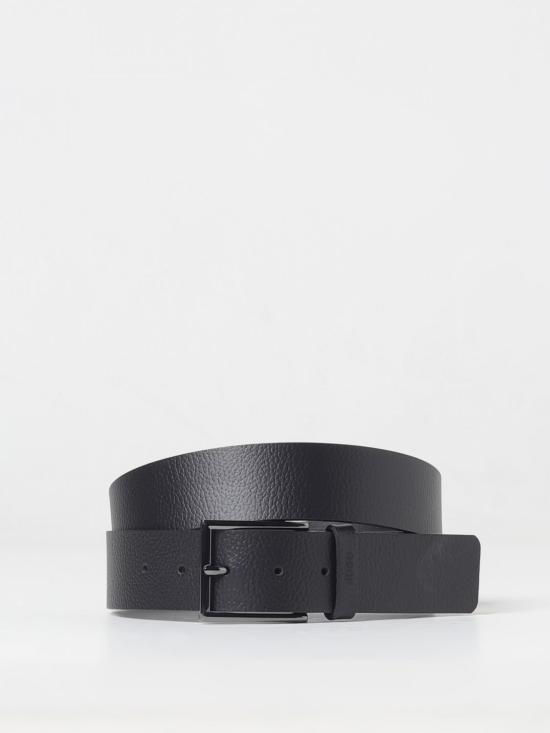 26FW 휴고보스 가죽 벨트 50471562 002 BLACK DOM