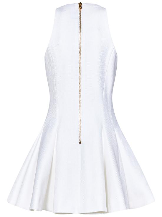 24FW 발망 숏 원피스 EF1R5087MG61 0FB White - BALMAIN