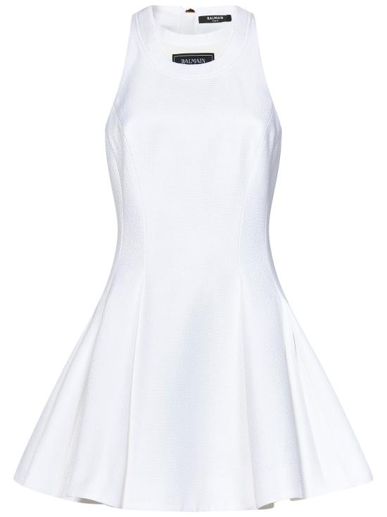 24FW 발망 숏 원피스 EF1R5087MG61 0FB White