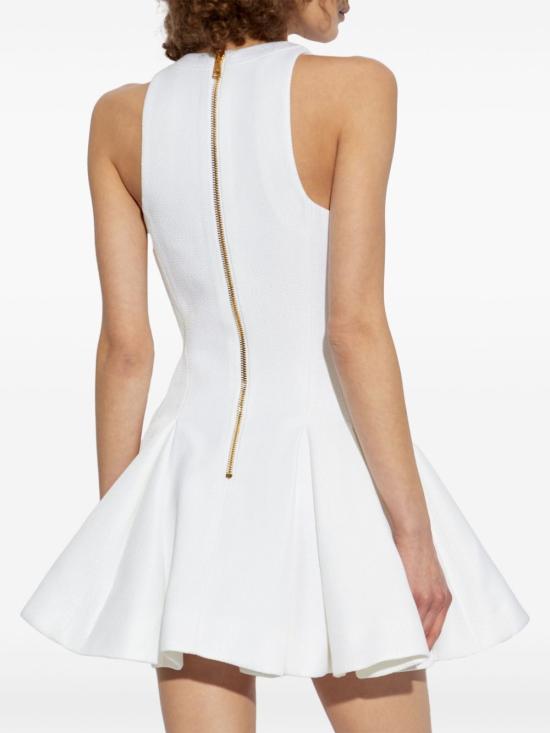 24FW 발망 숏 원피스 EF1R5087MG61 0FB White - BALMAIN