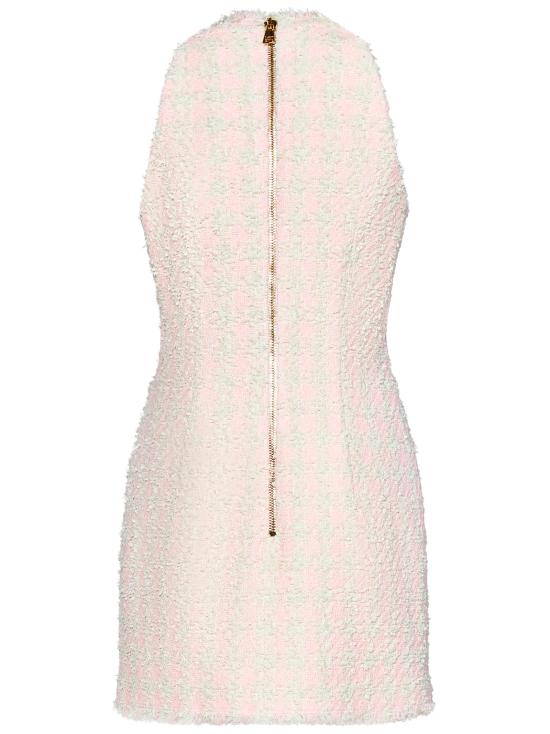 24FW 발망 숏 원피스 EF1R3295XK69 OHP Pink - BALMAIN