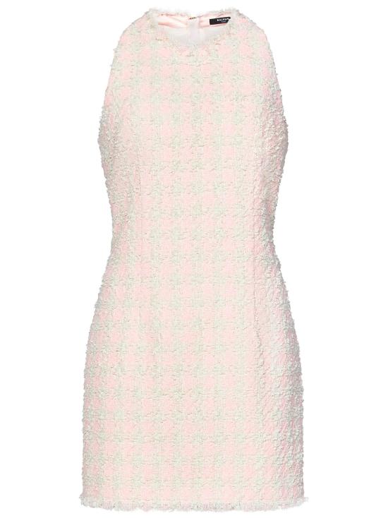 24FW 발망 숏 원피스 EF1R3295XK69 OHP Pink