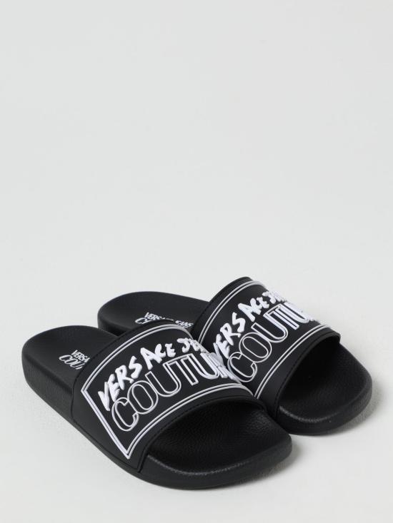 25SS 베르사체 뮬/슬리퍼 78YA3SQ3ZSC22899 BLACK DOM - VERSACE