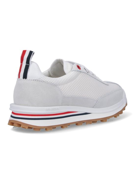 25SS 톰브라운 TECH RUNNER, 테크 러너 스니커즈 FFD054A 06552 100 White - THOM BROWNE