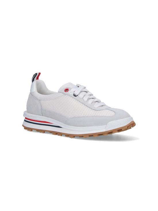 25SS 톰브라운 TECH RUNNER, 테크 러너 스니커즈 FFD054A 06552 100 White - THOM BROWNE