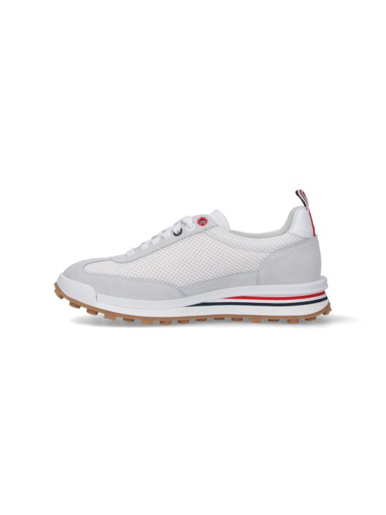 25SS 톰브라운 TECH RUNNER, 테크 러너 스니커즈 FFD054A 06552 100 White - THOM BROWNE