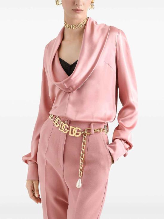  돌체앤가바나 블라우스 F7AM0TFU1AUFB473 Nude Neutrals - DOLCE & GABBANA