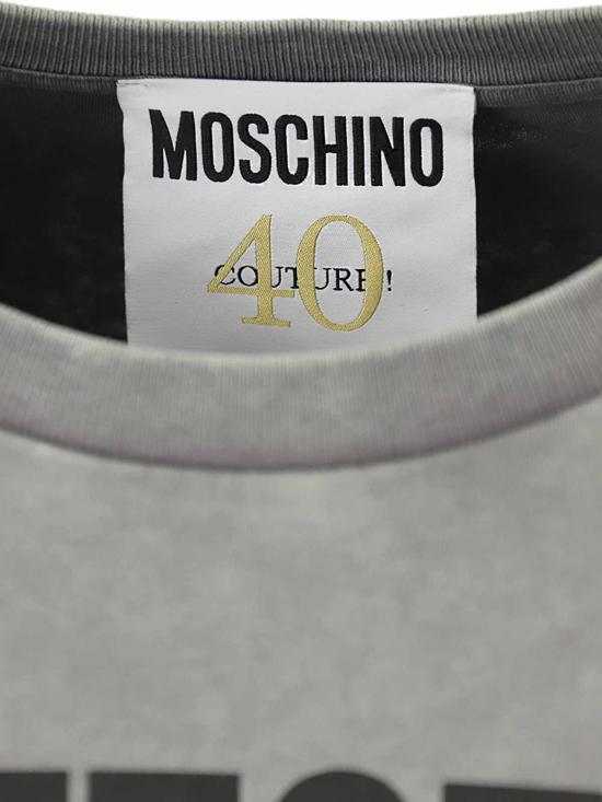 24FW 모스키노 반팔 티셔츠 77922421888 Grey - MOSCHINO