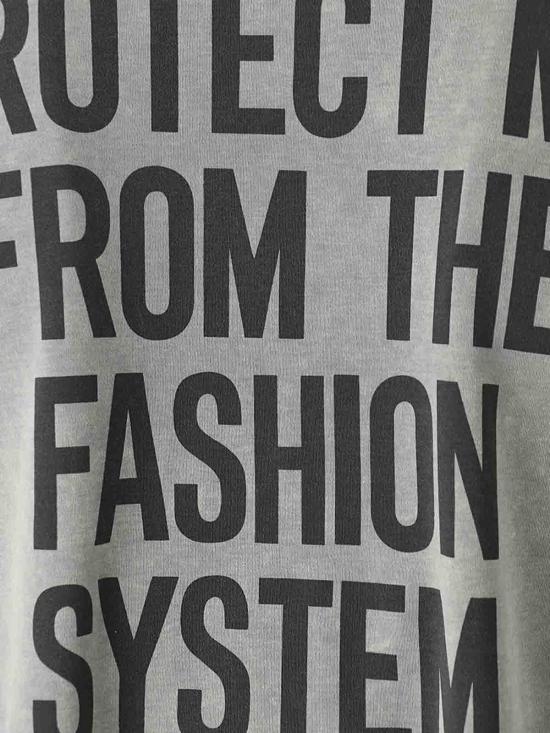 24FW 모스키노 반팔 티셔츠 77922421888 Grey - MOSCHINO