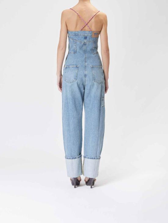  모스키노 스트레이트 팬츠 251K1042932171295 Blue - MOSCHINO