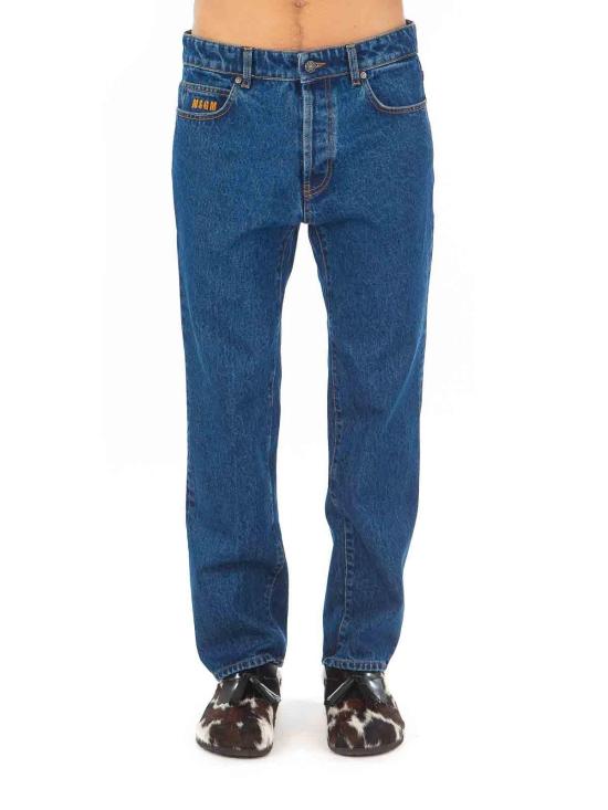  엠에스지엠 스트레이트 팬츠 3540MP249L23759384 Blue - MSGM