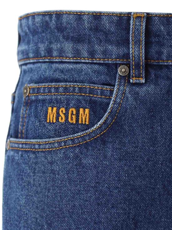  엠에스지엠 스트레이트 팬츠 3540MP249L23759384 Blue - MSGM