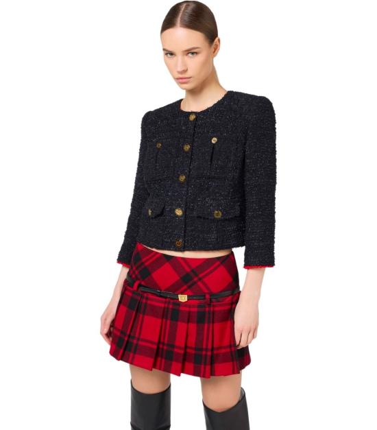 24FW 엘리자베타프랜치 자켓 GI10847E2 CX6 40 Black - ELISABETTA FRANCHI