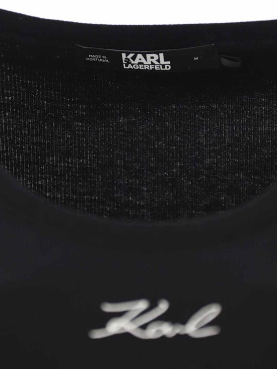  칼라거펠트 민소매 티셔츠 241W1712999 Black - KARL LAGERFELD