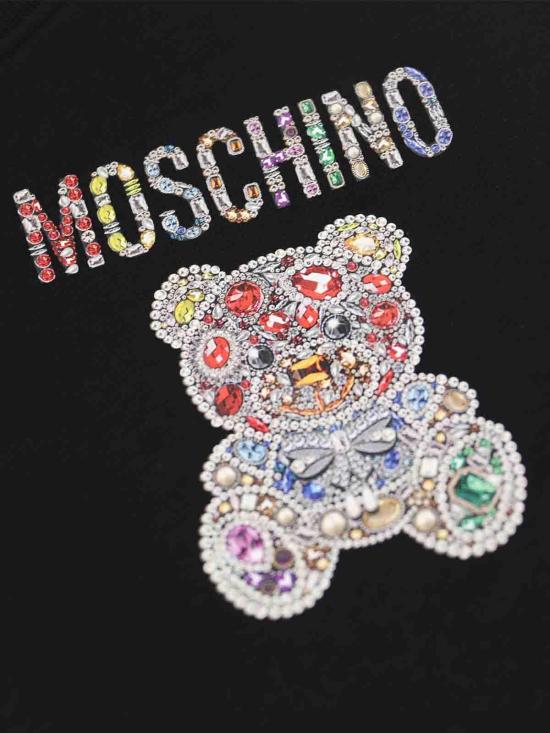 24FW 모스키노 스웨터 74SB4BF8ZS792414 Black - MOSCHINO