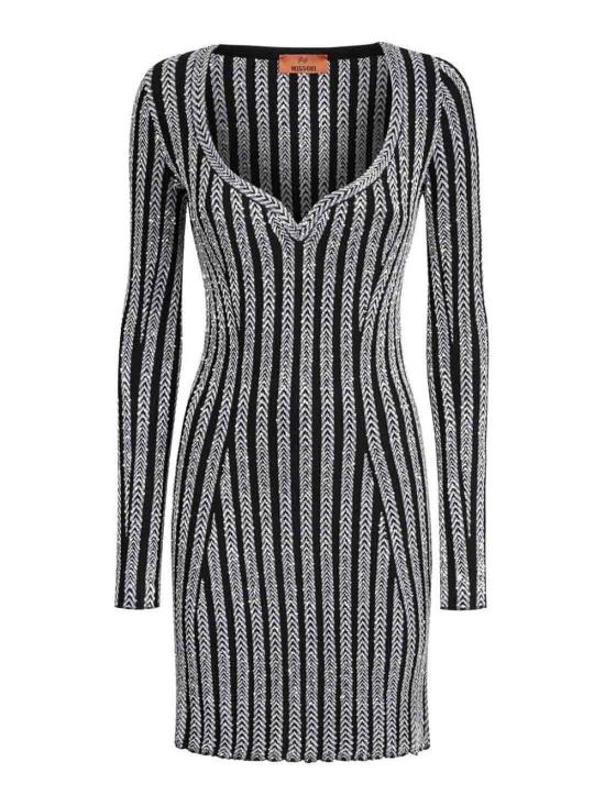  미소니 원피스 DS24WG1QBK039GS91KF Silver