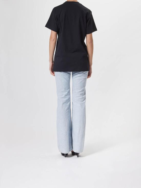  모스키노 반팔 티셔츠 071505411555 Black - MOSCHINO