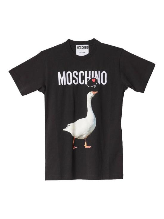  모스키노 반팔 티셔츠 071505411555 Black