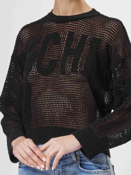  모스키노 블라우스 90337010555 Black - MOSCHINO