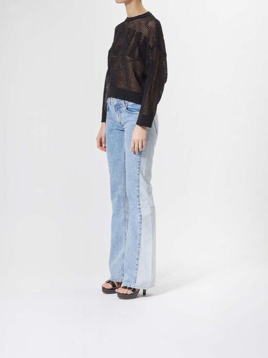  모스키노 블라우스 90337010555 Black - MOSCHINO