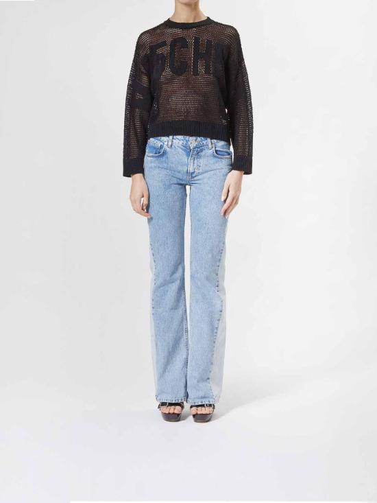  모스키노 블라우스 90337010555 Black - MOSCHINO