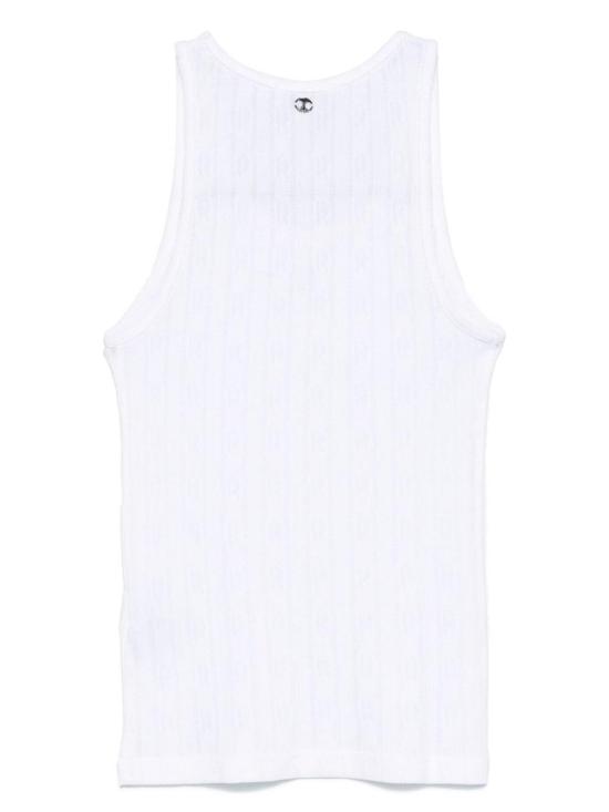  파코라반 민소매 티셔츠 25PJTE168CO0557P100 White - PACO RABANNE