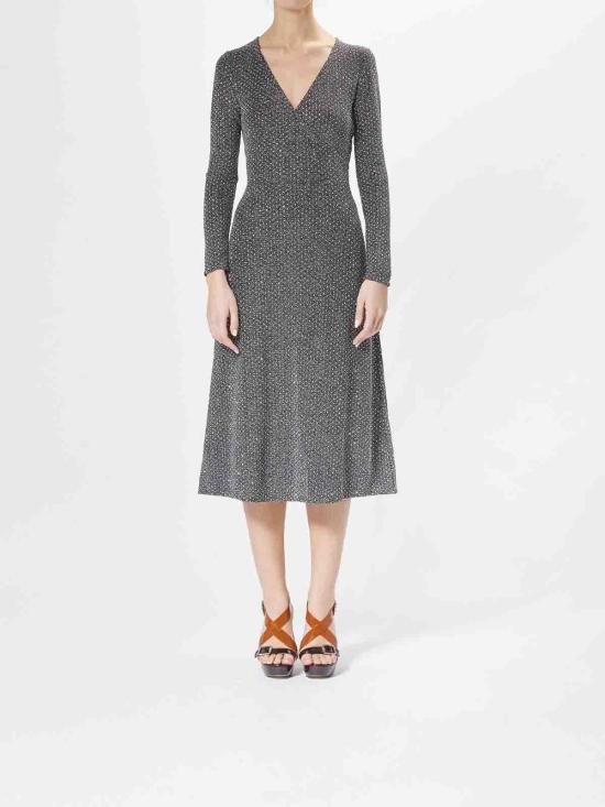 25SS 칼라거펠트 미디 스커트 A1W13030979 Grey - KARL LAGERFELD