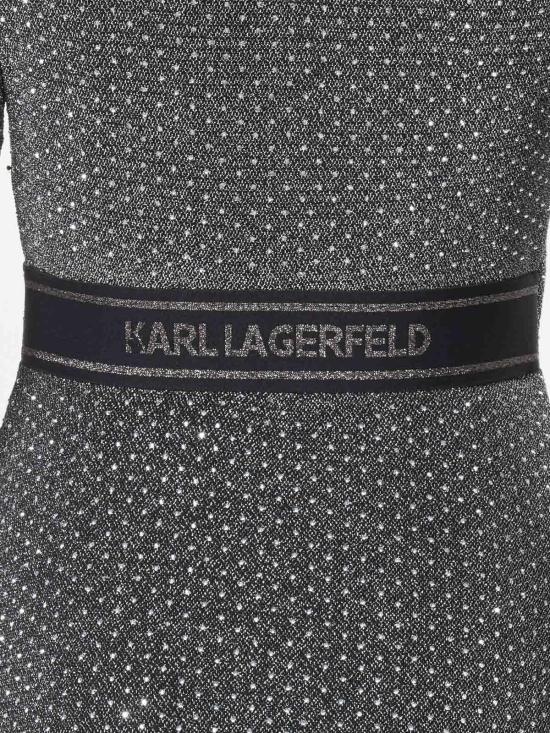 25SS 칼라거펠트 미디 스커트 A1W13030979 Grey - KARL LAGERFELD