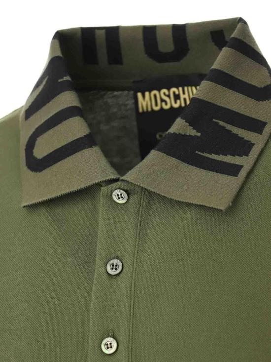  모스키노 폴로 티셔츠 232SK1904BLACK Green - MOSCHINO