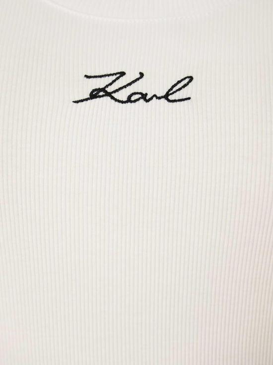  칼라거펠트 민소매 티셔츠 241W1712100 White - KARL LAGERFELD