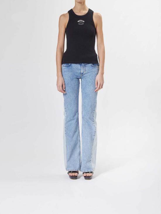  모스키노 민소매 티셔츠 80537311555 Black - MOSCHINO