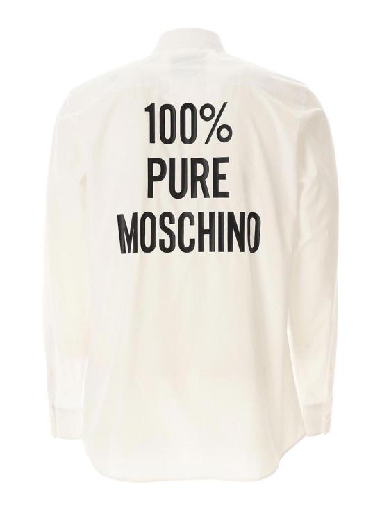 24FW 모스키노 긴팔 셔츠 22502351001 White - MOSCHINO