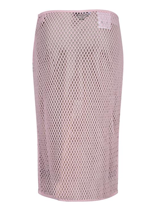 25SS 프라다 미디 스커트 31143 16ND F0442 Pink - PRADA