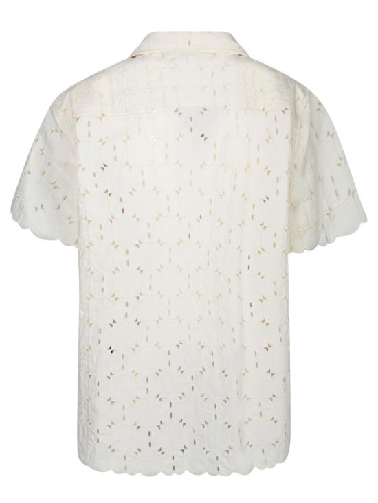 25SS 몽클레어 셔츠 2F00012 598IP 034 White - MONCLER