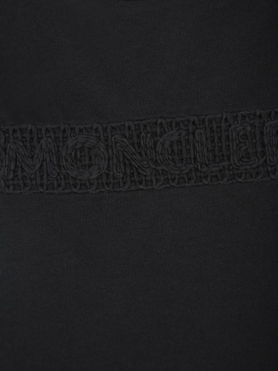 25SS 몽클레어 반팔 티셔츠 8C00044 89AUO 999 Black - MONCLER